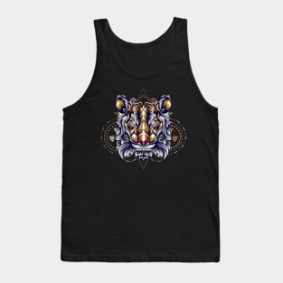 tiger cartoon Tank Top